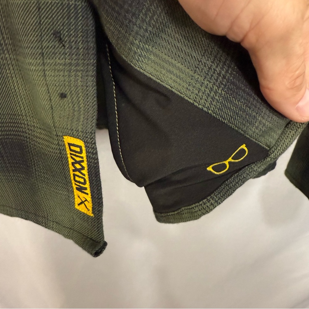 Dixxon Flannel x Black Rifle Coffee Fireside Green Plaid Shirt Men’s M - Picture 4 of 5